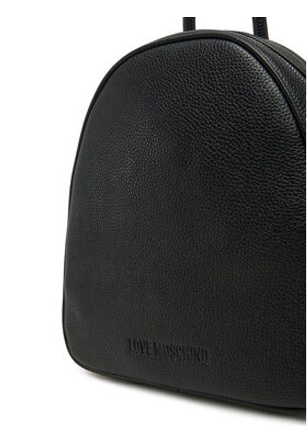 Love Moschino - LOVE MOSCHINO Plecak JC4030PP1MLT000B Czarny. Kolor: czarny. Materiał: skóra
