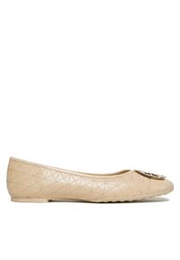 Tory Burch Baleriny Claire Quilted Ballet 156810 Beżowy. Kolor: beżowy
