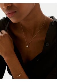 Daniel Wellington Naszyjnik Pavé DW00400625 Różowe złocenie. Materiał: metalowe. Kolor: różowy
