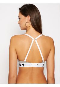 DKNY Biustonosz push-up DK4518 Szary. Kolor: szary. Materiał: bawełna. Rodzaj stanika: push-up