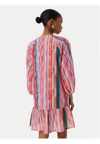 LOLA CASADEMUNT Sukienka letnia LS2616154 Różowy jasny Regular Fit. Kolor: różowy. Materiał: bawełna. Sezon: lato #4