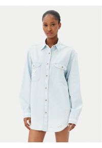 One Teaspoon Koszula jeansowa Everyday Chambray 24864 Błękitny Regular Fit. Kolor: niebieski. Materiał: bawełna