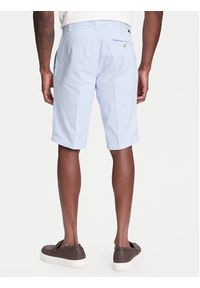 Robe di Kappa Szorty materiałowe Oris 600BTI0 Błękitny Slim Fit. Kolor: niebieski. Materiał: bawełna #5