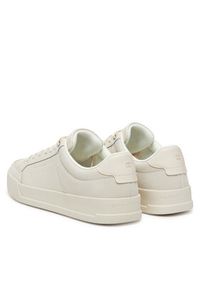 TOMMY HILFIGER - Tommy Hilfiger Sneakersy Court Mix Lnubuck FM0FM05410 Beżowy. Kolor: beżowy. Materiał: skóra #4