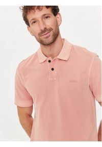 BOSS - Boss Polo Prime 50507813 Różowy Regular Fit. Typ kołnierza: polo. Kolor: różowy. Materiał: bawełna