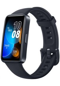 HUAWEI - Huawei Band 8 czarny. Rodzaj zegarka: cyfrowe. Kolor: czarny. Materiał: włókno, materiał. Styl: sportowy, casual, klasyczny