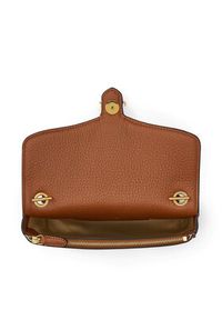 Lauren Ralph Lauren - LAUREN RALPH LAUREN Torebka 432977374002 Brązowy. Kolor: brązowy. Materiał: skórzane