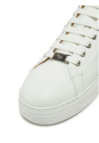 Philipp Plein - PHILIPP PLEIN Sneakersy SAES USC0670 PLE010 Biały. Kolor: biały. Materiał: skóra #4