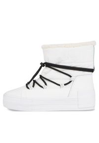 Calvin Klein Jeans Śniegowce Bold Vulc Flatf Snow Boot Wn YW0YW01181 Biały. Kolor: biały. Materiał: materiał