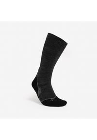 quechua - Skarpety trekkingowe Quechua Trek 900 wełna. Kolor: biały. Materiał: wełna, elastan, poliamid, lyocell. Sport: turystyka piesza #1