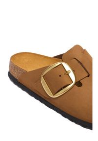 Birkenstock Klapki Boston Big Buckle Tonal 1032949 Pomarańczowy. Kolor: pomarańczowy. Materiał: zamsz, skóra #6