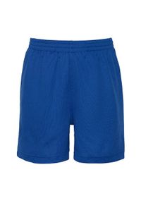 JUST COOL - Spodenki Dziecięce. Kolor: niebieski. Styl: sportowy. Sport: turystyka piesza #1