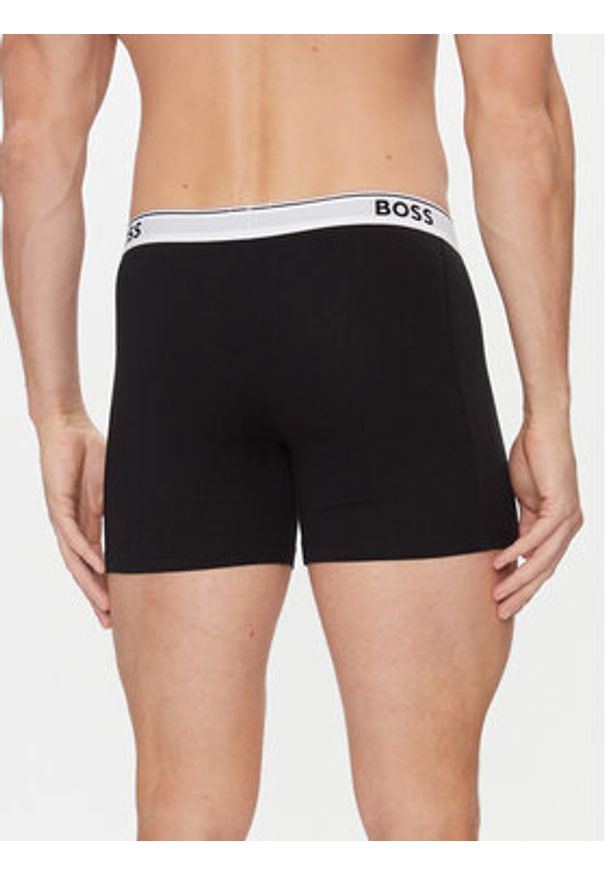 BOSS - Boss Komplet 3 par bokserek BoxerBr 3P Power 50475282 Czarny. Kolor: czarny. Materiał: bawełna