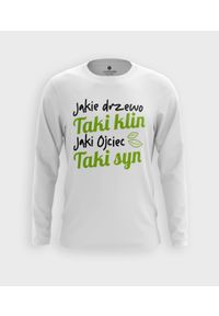 MegaKoszulki - Koszulka męska z dł. rękawem Jaki ojciec taki syn. Materiał: bawełna #1