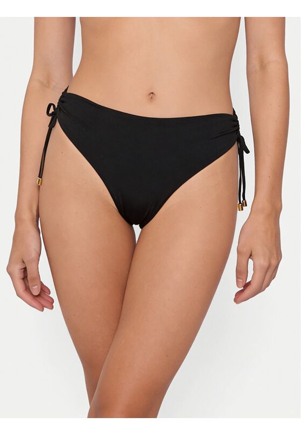 Max Mara Beachwear Dół od bikini Samanta 2616821169 Czarny. Kolor: czarny. Materiał: syntetyk