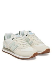 New Balance Sneakersy WL574CGR Beżowy. Kolor: beżowy. Materiał: skóra, zamsz. Model: New Balance 574 #6