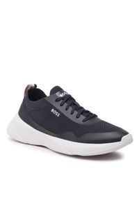 BOSS - Boss Sneakersy Dean 50480810 10245680 01 Granatowy. Kolor: niebieski. Materiał: materiał
