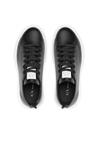 Armani Exchange Sneakersy XDX043 XCC64 00002 Czarny. Kolor: czarny. Materiał: skóra