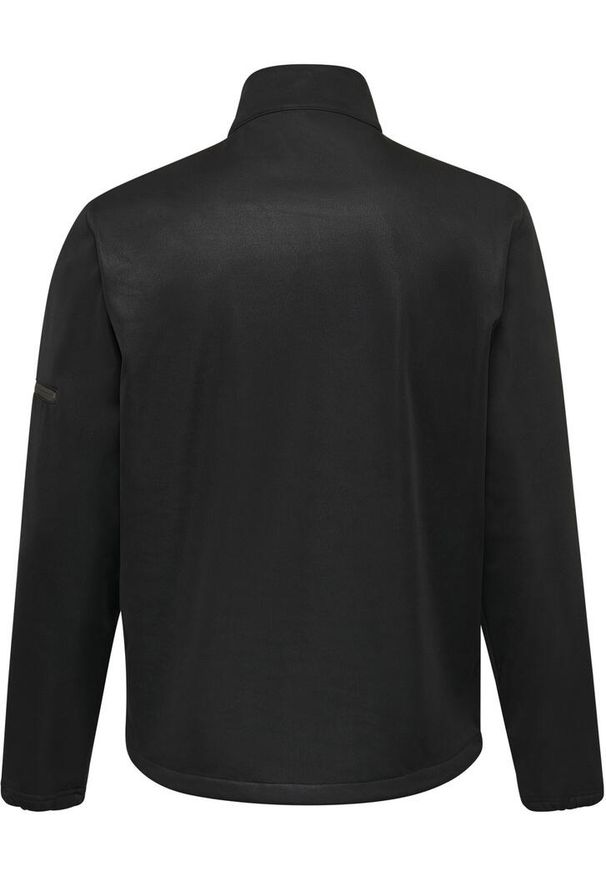 Kurtka do piłki nożnej dla dzieci Hummel North Softshell. Kolor: brązowy, czarny, szary, wielokolorowy. Materiał: softshell. Sezon: jesień, zima