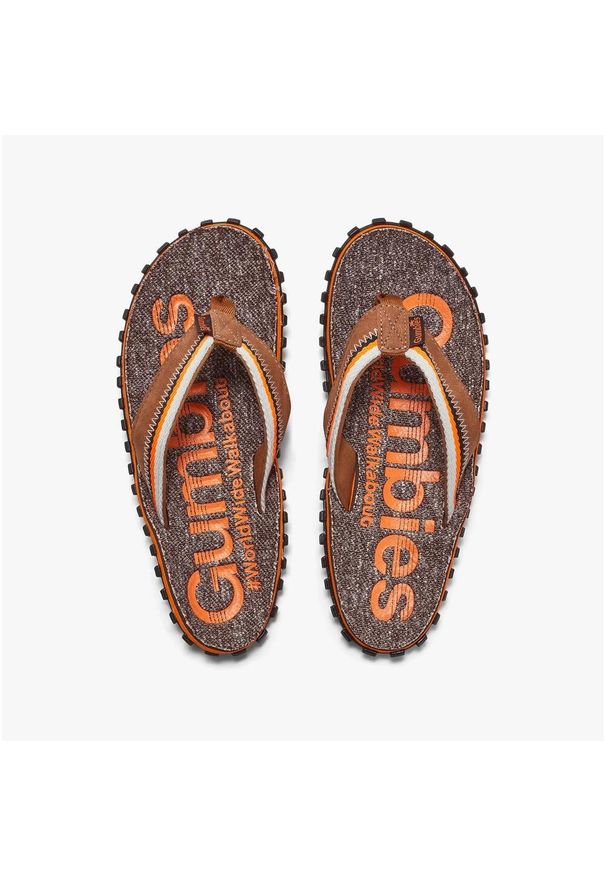 Gumbies - Japonki GUMBIES CAIRNS FLIP-FLOPS UNISEX. Kolor: pomarańczowy. Styl: sportowy. Sport: pływanie, fitness