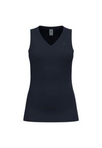 Koszulka sportowa damska Odlo BL TOP v-neck singlet ACTIVE F-DRY LIGHT. Kolor: czarny. Styl: sportowy