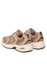 New Balance Sneakersy U530CRA Brązowy. Kolor: brązowy. Materiał: zamsz, skóra #3