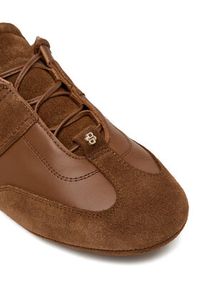 BOSS Sneakersy Roxanne 50557939 Brązowy. Kolor: brązowy. Materiał: zamsz, skóra #3