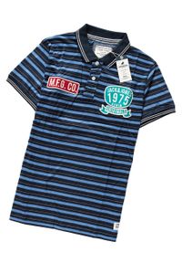 Jack & Jones - POLO JACK & JONES NUMBERS POLO 12063787 DARK. Typ kołnierza: polo. Wzór: aplikacja #6