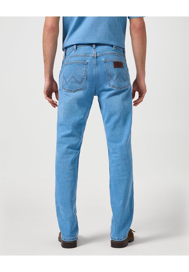 Wrangler - WRANGLER MĘSKIE SPODNIE JEANSOWE WRANGLER GREENSBORO MIST 112364971