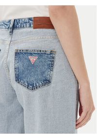 Guess Jeans Kurtka jeansowa W5YN56 D5M56 Niebieski Regular Fit. Kolor: niebieski. Materiał: bawełna