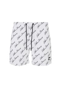 Szorty kąpielowe Urban Classics Pattern. Kolor: biały. Długość: krótkie. Sezon: lato #1