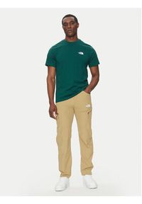 The North Face T-Shirt NF0A87NG6GI1 Zielony Regular Fit. Kolor: zielony. Materiał: syntetyk #4