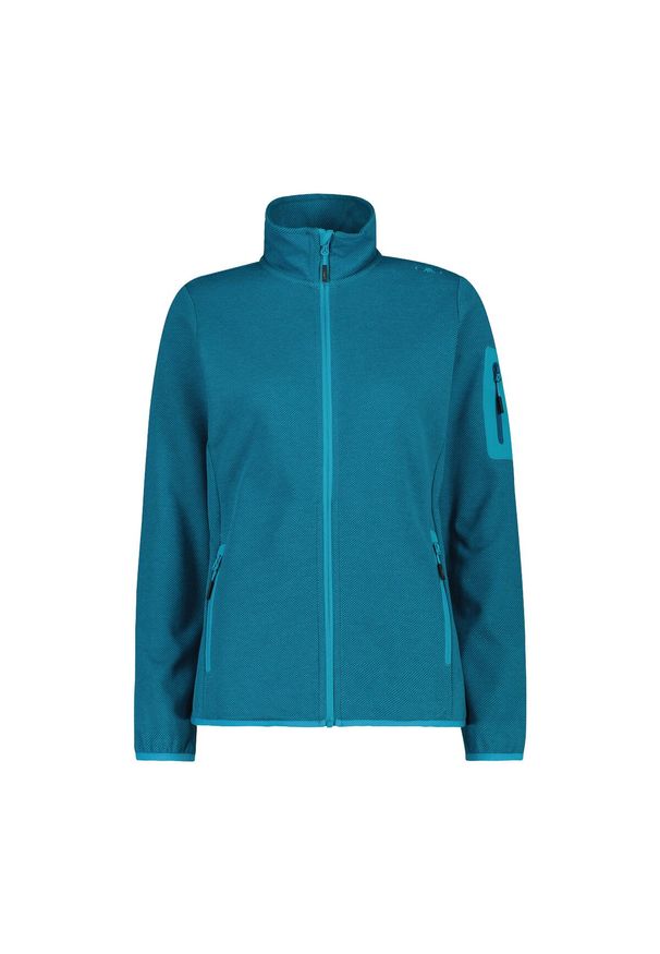 Bluza damska turystyczna CMP 34H6386. Okazja: na co dzień. Kolor: niebieski. Styl: casual, sportowy. Sport: turystyka piesza