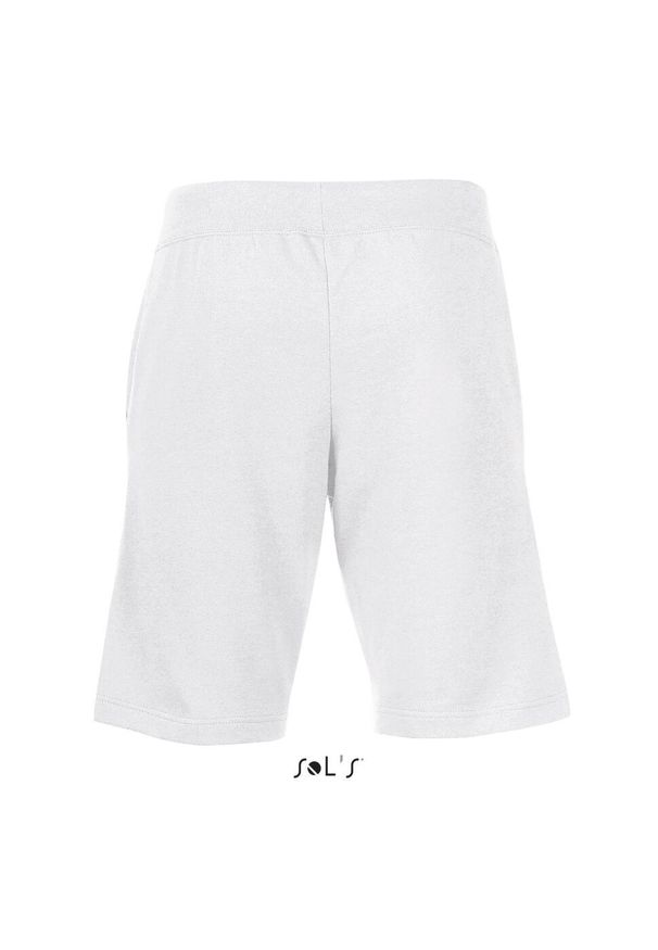 SOL'S - Szorty Sol's June. Kolor: biały. Materiał: bawełna. Długość: krótkie. Sezon: lato
