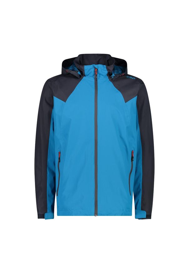 CMP - Przeciwdeszczowa męska turystyczne KURTKA 31Z5557. Kolor: niebieski. Sport: turystyka piesza