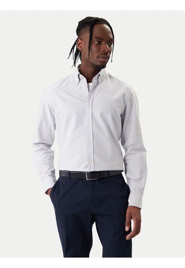 BOSS Koszula H-Liam 50555966 Fioletowy Regular Fit. Kolor: fioletowy. Materiał: bawełna