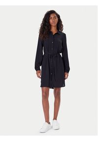 only - ONLY Sukienka koszulowa Nova 15241890 Czarny Regular Fit. Kolor: czarny. Materiał: wiskoza. Typ sukienki: koszulowe #4