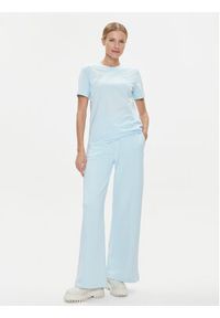 Calvin Klein Jeans T-Shirt J20J223226 Błękitny Regular Fit. Kolor: niebieski. Materiał: bawełna #5