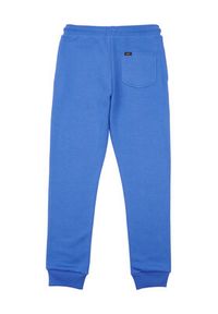 Lee Spodnie dresowe Wobbly Graphic LEE0011 Niebieski Regular Fit. Kolor: niebieski. Materiał: bawełna