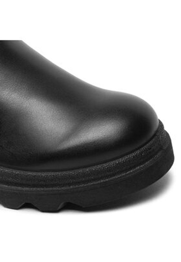 ecco - ECCO Sztyblety Grainer W 21470301001 Czarny. Kolor: czarny. Materiał: skóra