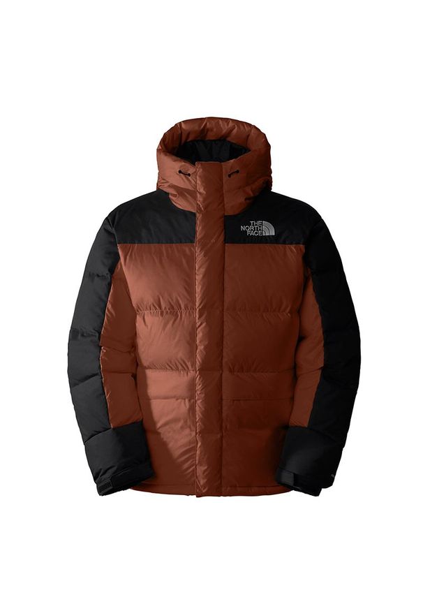 Kurtka The North Face Himalayan 0A4QYX5PO1 - brązowo-czarna. Kolor: brązowy, wielokolorowy, czarny. Materiał: puch, materiał, nylon. Sezon: zima