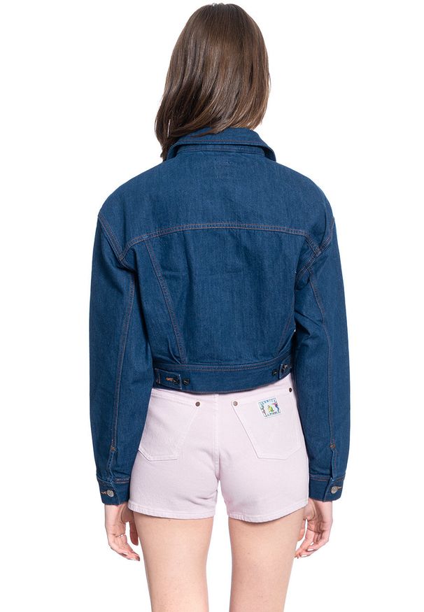 Lee - LEE SLIM RIDER DAMSKA KURTKA JEANSOWA L54QKEIV. Materiał: jeans