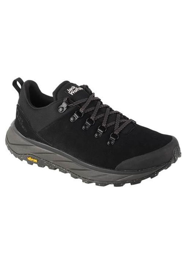 Buty trekkingowe męskie Jack Wolfskin Terraventure Urban Low. Zapięcie: sznurówki. Kolor: czarny. Materiał: skóra, syntetyk, materiał. Szerokość cholewki: normalna. Sport: kolarstwo, turystyka piesza
