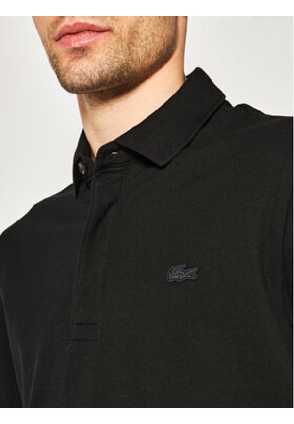 Lacoste Polo PH5522 Czarny Regular Fit. Typ kołnierza: polo. Kolor: czarny. Materiał: bawełna