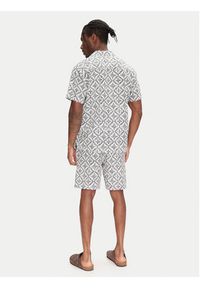 Jack & Jones - Jack&Jones Komplet koszula i szorty materiałowe Seersucker 12284648 Szary Relaxed Fit. Kolor: szary. Materiał: bawełna #5