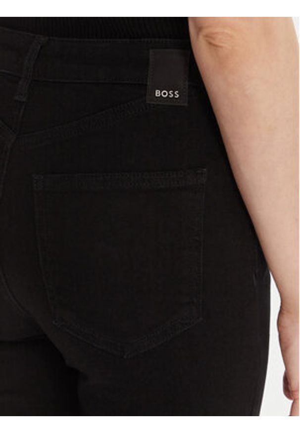 BOSS Jeansy State 50546342 Czarny Slim Fit. Kolor: czarny