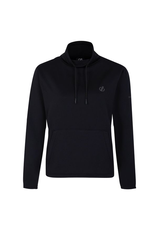 DARE 2B - Polarowy Top Damski Lexan. Kolor: czarny. Materiał: polar. Styl: sportowy. Sport: turystyka piesza