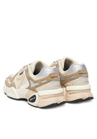 Replay - REPLAY Sneakersy GWS9N .000.C0012T Beżowy. Kolor: beżowy. Materiał: skóra