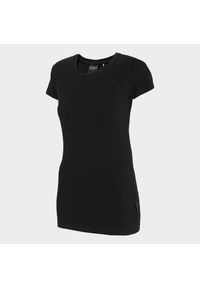 outhorn - T-shirt damski. Materiał: bawełna, elastan, jersey #4