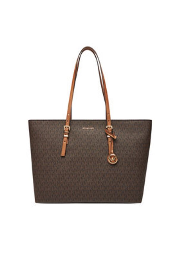 MICHAEL Michael Kors Torebka Quinn 30T5GQNT9B Brązowy. Kolor: brązowy. Materiał: skórzane